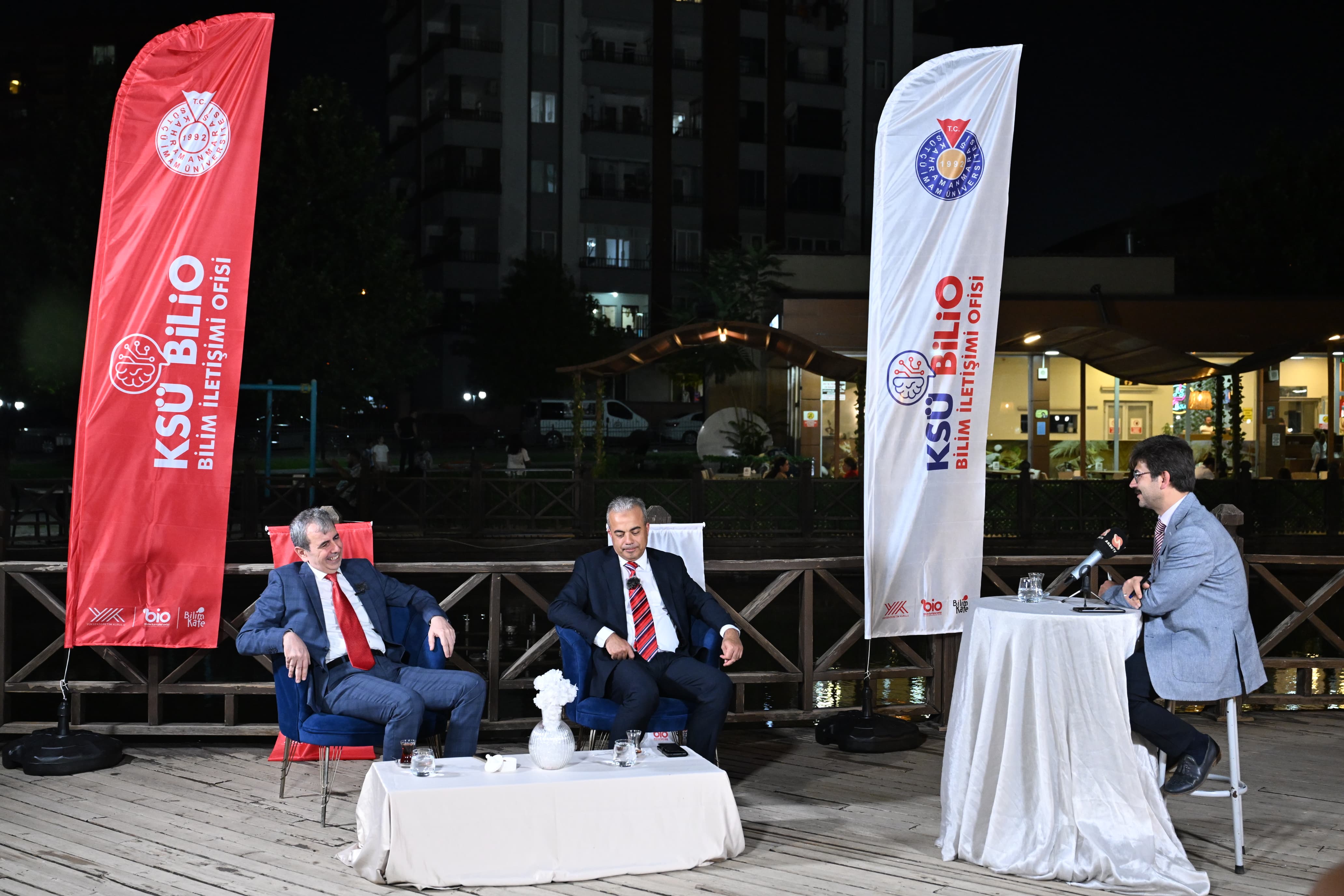 KSÜ “Bilim Kafe Sohbetleri” Aksu TV'de Canlı Yayınlandı