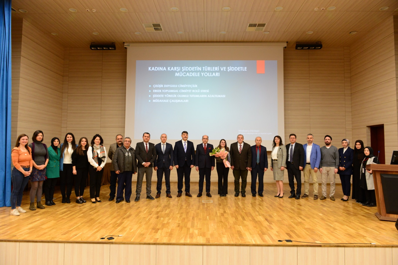 Konferans: Kadına Karşı Şiddetin Türleri ve Şiddetle Mücadele Yolları